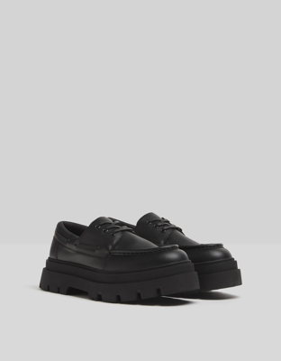 Bershka Zapato Volumen Hombre Hombre 43 Negro