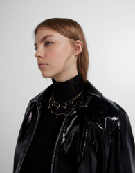 Bershka Collar Multicadena Abalorios Mujer Oro precio