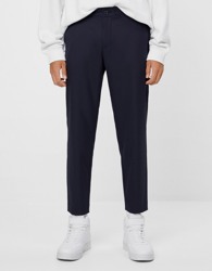 Bershka Pantalón Tailoring Hombre 40 Marino características