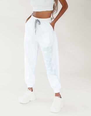 Bershka Pantalón Jogger Bratz Mujer Xs Crudo