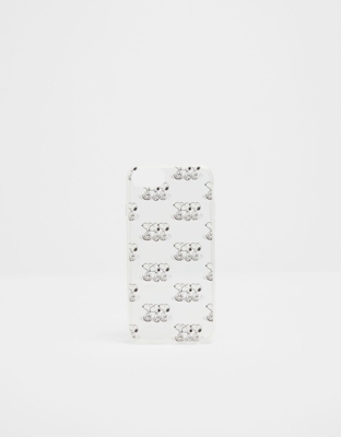 Bershka Carcasa Snoopy Iphone 6/6S/7/8 Mujer Blanco