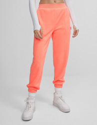 Bershka Pantalón Jogger Mujer Xs Naranja en oferta