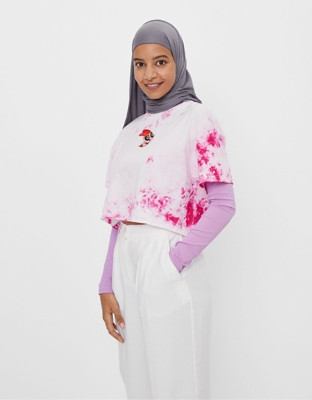 Bershka Camiseta Supernenas Mujer L Fucsia