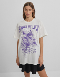 Bershka Camiseta Print Mujer S Blanco características
