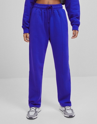 Bershka Pantalón B3 Project Mujer L Azul