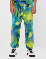 Bershka Pantalón Future-Ready Jogger Hombre L Verde características