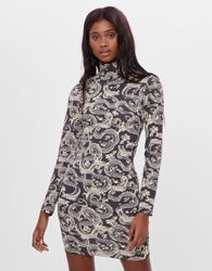 Bershka Vestido Espalda Descubierta Mujer L Negro en oferta