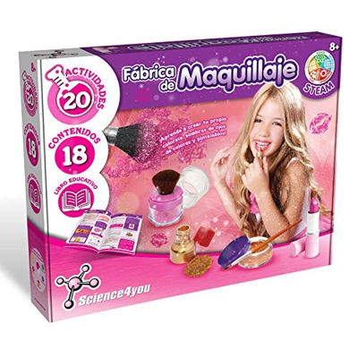 Science4you-Science4you – Fábrica de Maquillaje-Juguete Científico y Educativo, Multicolor, 8 Años (80002646)