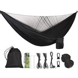 ValueHall Hamaca para Acampar con mosquitera 290×140cm Hamaca de Viaje Ultraligera Hamaca Doble Cama para Camping Excursiones de Senderismo Viajes y F precio