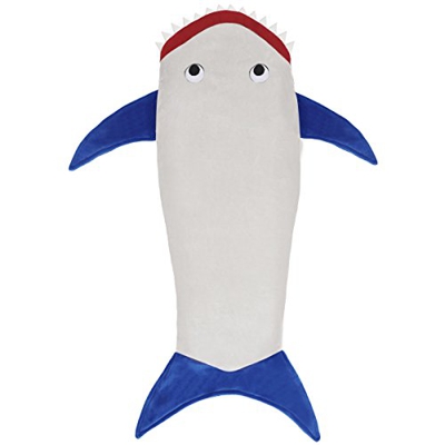 EZESO Manta de cola de tiburón, saco de dormir con doble cara, suave y cómodo, saco de dormir de Navidad, regalo de cumpleaños para niños y adolescent