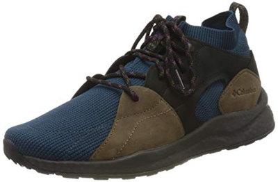 Columbia SH/FT OUTDRY MID Zapatillas de Senderismo, para Hombre, Azul (Petrol Blue, Wild Iris), 48