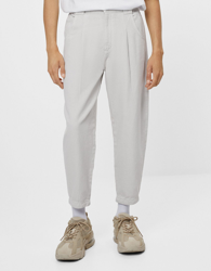 Bershka Jeans Balloon Hombre 40 Gris características