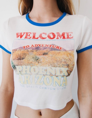 Bershka Camiseta Con Estampado Mujer M Crudo