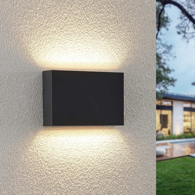 Lindby Jarte aplique LED de exterior 20 cm up/down