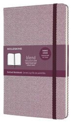 Moleskine Blend Large A5 Dotted purple en oferta
