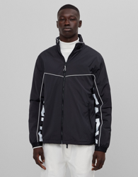 Bershka Cazadora Acolchada Future-Ready Hombre M Negro en oferta