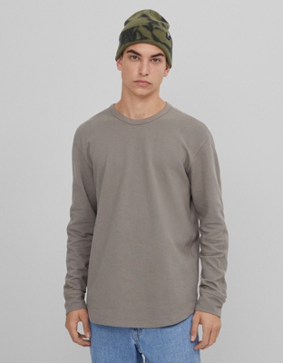 Bershka Jersey Cuello Redondo Hombre Xl Verde