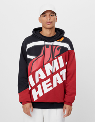 Bershka Sudadera Miami Heat Nba Hombre S Granate características