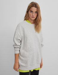 Bershka Sudadera Oversize Mujer S Gris características