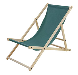 Albatros Tumbona Sun, Verde, Plegable, Silla de Playa, Madera, terraza Exterior precio