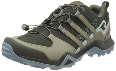 adidas Terrex Swift R2 GTX W, Zapatillas para Carreras de montaña para Mujer, Leyenda Tierra Gris Pluma Gris Ceniza S18, 40 2/3 EU