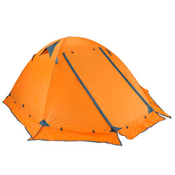 TRIWONDER Tienda de Campaña 1/2/3 Personas Impermeable Ligera 4 Estaciones Doble Capa Carpa para Acampar Playa Exterior Senderismo Viaje (Naranja - co características