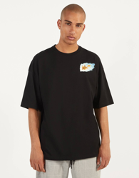 Bershka Camiseta Pokémon Hombre Xl Negro en oferta