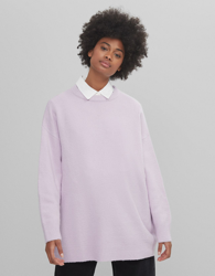 Bershka Jersey Oversize Mujer M Fucsia en oferta