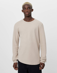 Bershka Jersey Otomán Hombre L Piedra características