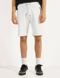 Bershka Bermuda Con Cremalleras Hombre Xs Blanco características