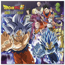 ERIK - Calendario de pared 2021 Dragon Ball, 30x30 cm, Producto Oficial (Incluye póster de regalo) en oferta