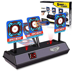 mciskin Restablecimiento Automático Objetivo de Tiro Eléctrico, Inteligente Target Efecto de Sonido con Luz de Puntaje para Nerf N-Strike Elite/Mega/B en oferta