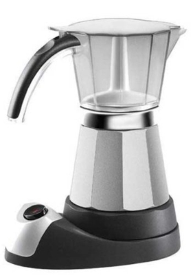 Cafetera Eléctrica DELONGHI EMK9ALICIA 9 Tazas INOX, Cafeteras de Aluminio