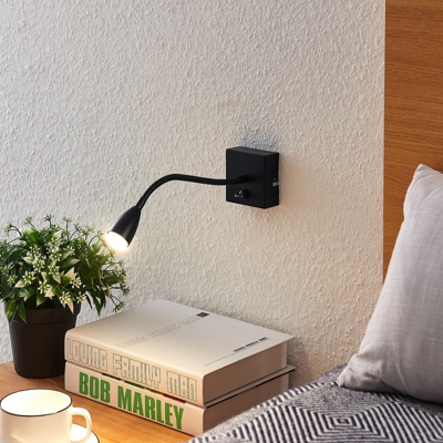 Arcchio Jolka brazo de lectura LED, negro mate