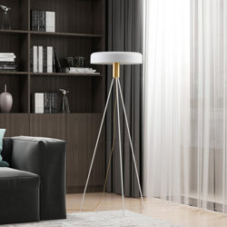 Lucande Filoreta lámpara de pie blanco características