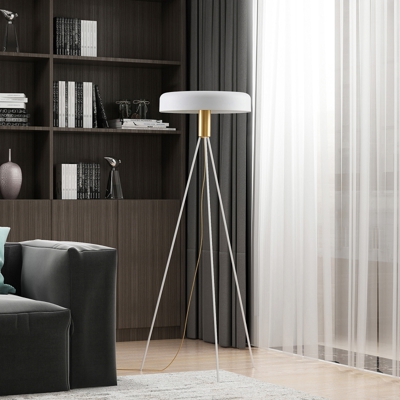 Lucande Filoreta lámpara de pie blanco