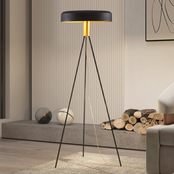 Lucande Filoreta lámpara de pie en negro precio