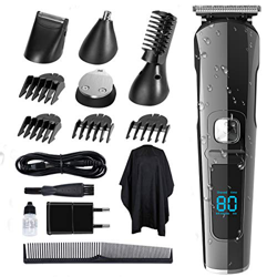 Ver SUERW Maquina Cortar Pelo, 5 en 1 Cortapelos Hombre de Precisión para Hombres Cortadora para Hombres Maquina de Afeitar, Pantalla LED, 4 * Accesorios y sus características SUERW Maquina Cortar Pelo, 5 en 1 Cortapelos Hombre de Precisión para Hombres Cortadora para Hombres Maquina de Afeitar, Pantalla LED, 4 * Accesorios características
