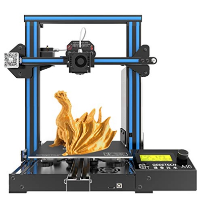 GIANTRAM A10 Impresora 3D Prusa I3 tiene un área de impresión de 220 × 220 × 260mm, que es fácil de montar, con alta precisión de impresión, alta velo