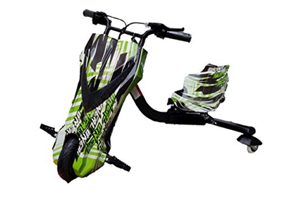 Oviboard.es Drifter - Derrapador eléctrico Multicolor/Blanco/Rosa - 15km de autonomía (Verde O'Neal)