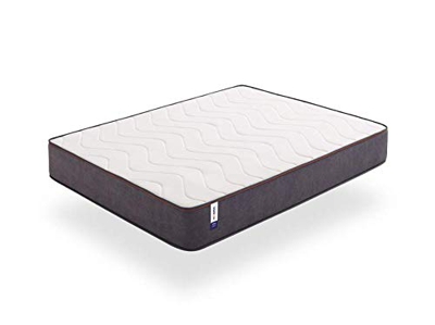 KHAMA Modelo Essential Basic | Muelles Ensacado con viscoelástica | Firmeza 8/10 | 28% Más Transpirable I Room Lux, 090X190x28