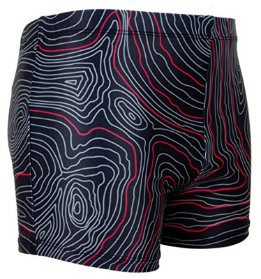Guggen Mountain Banador de Natacion para Hombre Traje de Bano Color Rayas XL