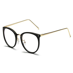 Hzjundasi Ojo de gato Gafas anti luz azul para ordenador/lectura/video juegos/anti fatiga y contra UV400 Vintage - Gafas Gaming para Mujer Hombres en oferta