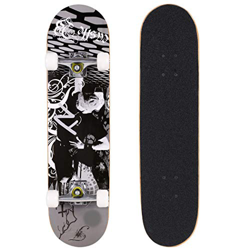 ANCHEER Skateboard Monopatín 79x19cm Patinetas Completas para Niños Jóvenes Principiantes,Cubierta de Madera de Arce Canadiense 7 Capas con Rodamiento en oferta