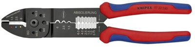 Knipex 97 32 240 Alicates de Crimpar Pinza para Cable Terminales y Steckv.