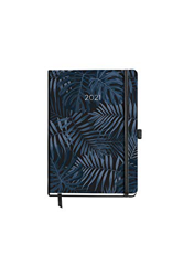 MIQUELRIUS - Agenda 2021 Tropical Night - Español, Día Página, Tamaño 122 x 168 mm (DP), Papel 70g, Cubierta Rígida Cartón Forrado, Color Negro Galaxi en oferta