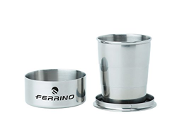 Ferrino Stainless Steel Folding Cup Olla Acampada y Senderismo, Adultos Unisex, 0, Talla Única en oferta