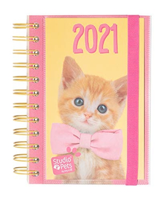 ERIK - Agenda anual 2021 Studio Pets Cat, Día página (11,4x16 cm)