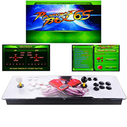 TAPDRA Máquina de vídeo clásica, 2 jugadores Pandora Box 6S Home Arcade Consola 2700 Juegos Todo en 1, Doble Stick características