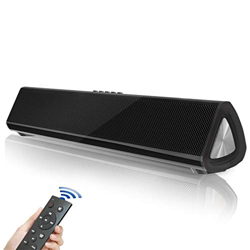 Barra de Sonido, Fityou Barras de Sonido para TV con Subwoofer Diafragma, 20W Mini Soundbar 2.0 Canales, Altavoces Bluetooth 5.0 con Control Remoto, S en oferta